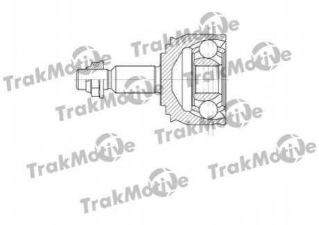 40-0659 Trakmotive TRAKMOTIVE RENAULT ШРКШ зовнішній к-кт 27/37 зуб.Espace IV,Laguna II 2.2dCi 01-