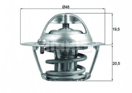 TX20482D MAHLE / KNECHT Термостат, охолоджуюча рідина