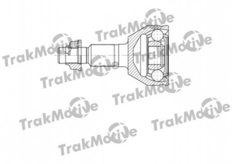 40-0660 Trakmotive TRAKMOTIVE OPEL ШРКШ зовнішній 30/34 зуб. ANTARA A (L07) 2.0 CDTI 07-11, ANTARA A (L07) 3.2 06-11, CHEVROLET CAPTIVA (C100, C140) 2.0 D 07-, CAPTIVA (C100, C140) 3.2 06-