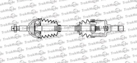 30-1109 Trakmotive TRAKMOTIVE CITROEN Полуось лів. L=693mm, 28/37 зуб. C5 III 2.0 HDi 140 08-, JUMPY 2.0 HDi 140 07-16, FIAT SCUDO 2.0 D Multijet 11-16, PEUGEOT 407 SW 2.0 HDi 135 04-10