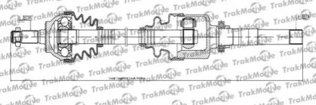 30-1228 Trakmotive TRAKMOTIVE CITROEN Полуось прав L=842,5mm 21/24 зуб. C15 1.9 D 00-05, VISA 16 GTI 86-91, PEUGEOT 205 I (741A/C) 1.6 GTI