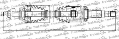 30-1138 Trakmotive TRAKMOTIVE FORD Полуось правая L=970mm 27/26 зуб. C-MAX II 1.6 TDCi 10-19, FOCUS III 1.5 TDCi 14-17