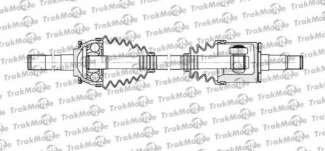 30-1108 Trakmotive TRAKMOTIVE MITSUBISHI Полуось лів. L=616mm, 28/25 зуб. Pajero Sport 98-,L200 96-,Pajero II 90-00