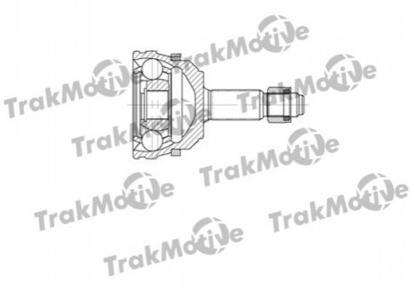 40-0624 Trakmotive TRAKMOTIVE RENAULT ШРКШ зовнішній к-кт з ABS 23/25 зуб. Laguna I,Megane I,Scenic I 1.8/2.2d