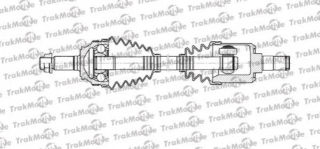 30-1115 Trakmotive TRAKMOTIVE LAND ROVER Полуось прав. L=590mm 28/25 зуб FREELANDER I (L314) 2.0 Td4 4x4 01-06