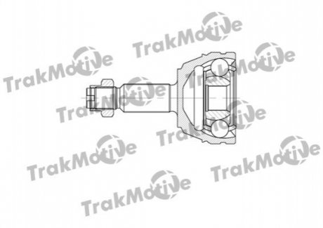 40-0157 Trakmotive TRAKMOTIVE FORD Шрус наружный к-кт 30/25 зуб. ESCORT CLASSIC Turnier (ANL) 1.8 TD 99-00