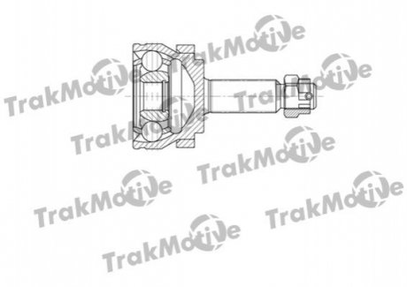 40-0617 Trakmotive TRAKMOTIVE HYUNDAI ШРКШ зовнішній к-т c 27/25 зуб. TUCSON (JM) 2.0 04-