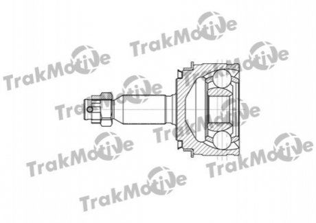 40-0690 Trakmotive TRAKMOTIVE MITSUBISHI ШРУС внешний с ABS к-кт 30/36 зуб. Pajero III