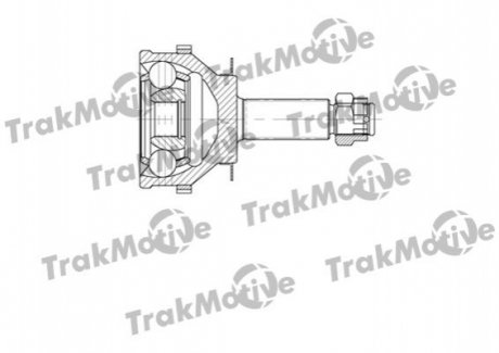 40-0622 Trakmotive TRAKMOTIVE HYUNDAI Шрус внешний с ABS 27/26 зуб. Santa Fe -06