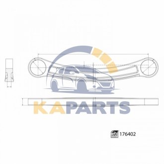 176402 FEBI BILSTEIN Важіль підвіски