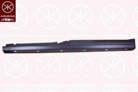 9571003 KLOKKERHOLM VW CAD 04- MAXI Поріг лів., 2х дверн., Міжвісьове расстояние [в мм]: 3000