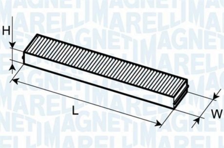 350203061070 MAGNETI MARELLI MAGNETI MARELLI фильтр салону FORD MONDEO 1993- [350203061070]