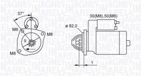 063721389010 MAGNETI MARELLI MAGNETI MARELLI CITROEN стартер Jumper 02-