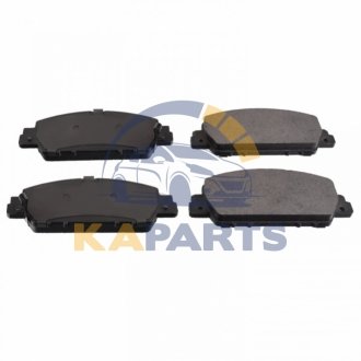 116379 FEBI BILSTEIN FEBI гальмівні колодки передн.дискові HONDA HR-V (RU) 1.5 1.6I-DTEC 2015-, HONDA ACCORD IX