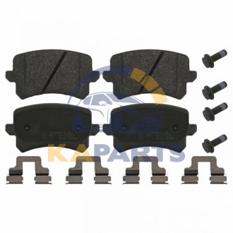 16991 FEBI BILSTEIN FEBI VW гальмівні колодки задн. AUDI A3/4/6/8 VW Golf V, Passat, Touran SKODA