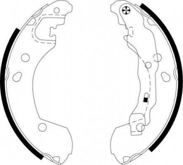 8DB 355 002-801 HELLA HELLA Тормозные кол. задн. Nissan Note 1.4 1.6 Renault Clio