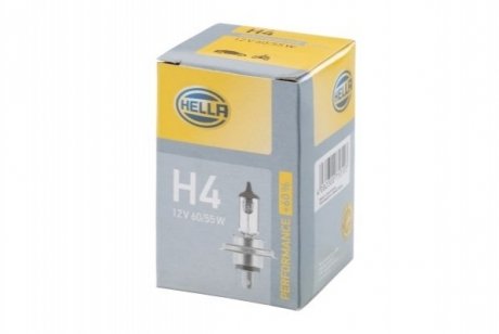 8GJ 223 498-221 HELLA HELLA H4 12V 60/65W Лампа розжарювання PLUS 60%