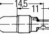 8GA 007 997-011 HELLA HELLA W2x4.6 d белая 12 V, 1,2 W (фото 2)