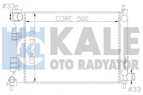 342285 KALE OTO RADYATOR KALE HYUNDAI Радиатор охлаждения i20,Solaris,Veloster,Kia Rio III 1.25/1.6 10-