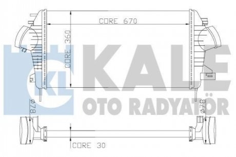 345700 KALE OTO RADYATOR KALE OPEL Insignia,Saab 9-5,Chevrolet Malibu 1.6CDTI/2.0