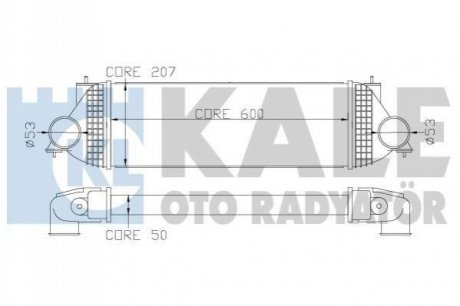 342365 KALE OTO RADYATOR KALE SUZUKI Интеркулер Grand Vitara II 1.9DDiS 05-