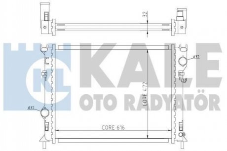 341940 KALE OTO RADYATOR KALE CHRYSLER Радиатор охлаждения 300C 2.7/5.7 04-