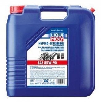 1047 LIQUI MOLY Олива трансмісійна Hypoid-Getriebeol GL5 85W-90 20L