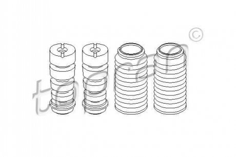 915 017 TOPRAN / HANS PRIES Пылезащитный комплект на 2 амортизатора