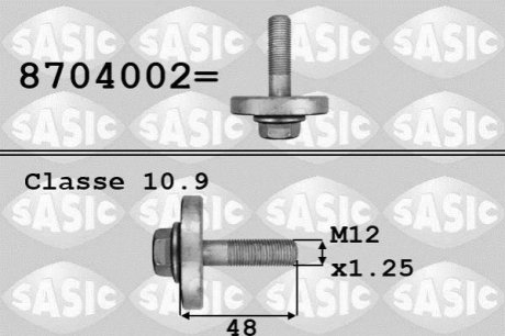 8704002 SASIC Болт шкива коленвала