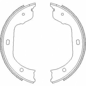 Z4740.00 WOKING Гальмівні колодки зад. X F86/X F16/X F85/X F15/F07/F02/F01/X E72/X E71/X E70/F04/E63/X E83/E61 98-