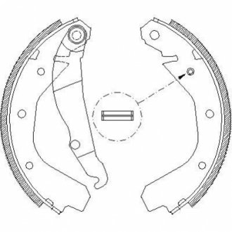 Z4088.00 WOKING Колодки тормозные