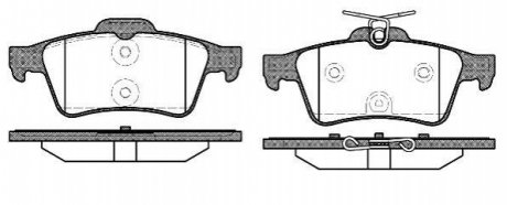 P9423.40 WOKING Колодки тормозные