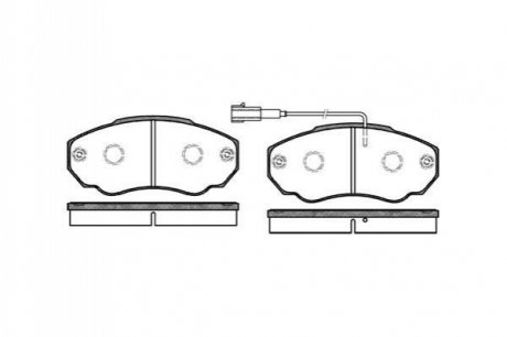 P8603.01 WOKING Колодки тормозные