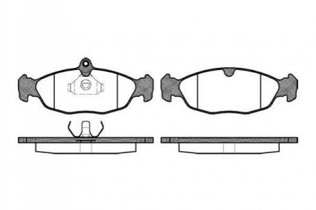 P2933.00 WOKING Колодки тормозные