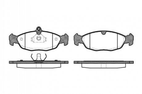 P2933.20 WOKING Колодки тормозные