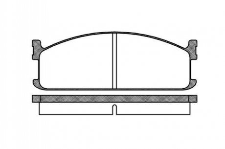 P3043.00 WOKING Колодки тормозные