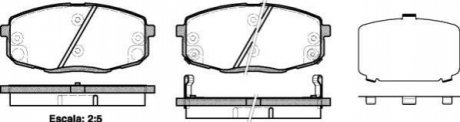 P11383.12 WOKING Гальмівні колодки пер. Hyundia i30/KIA C\'eed 02-