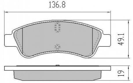 FBP-1479 FREMAX Колодки тормозные