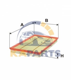 WA9660 WIX FILTERS Фильтр воздушный