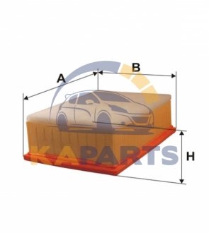 WA6741 WIX FILTERS Фильтр воздушный