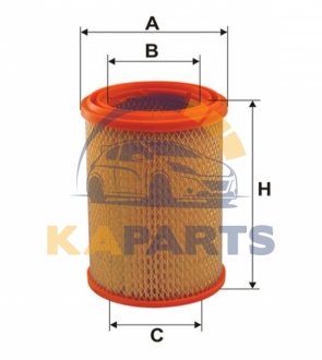 WA6392 WIX FILTERS Фильтр воздушный