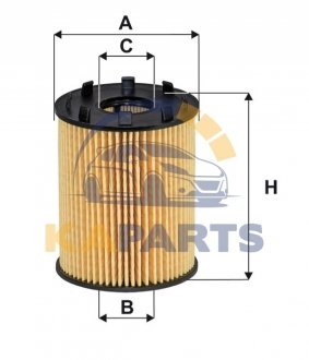 WL7543 WIX FILTERS Фильтр масляный