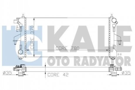 285600 KALE OTO RADYATOR Радиатор воды