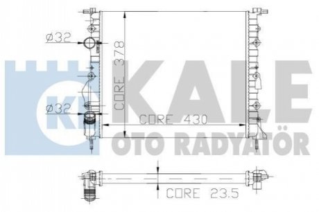 109400 KALE OTO RADYATOR Радиатор воды