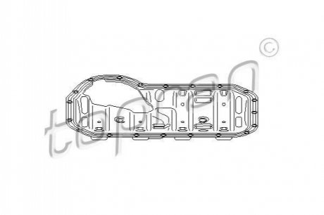 100 714 TOPRAN / HANS PRIES Накладка
