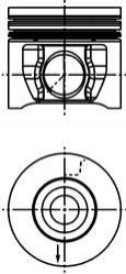 40 830 610 KOLBENSCHMIDT Поршень