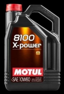 106144 MOTUL Масло двигателя 8100 X-Power 10W-60 5L