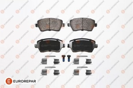 1639376680 Eurorepar EUROREPAR гальмівні колодки передн. NISSAN Micra, Note 03- RENAULT Clio, Kangoo 1.5DCI