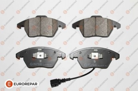 1617259080 Eurorepar EUROREPAR VW гальмівні колодки передн. AUDI A3 03-Golf V, Caddy, Touran Skoda Octavia