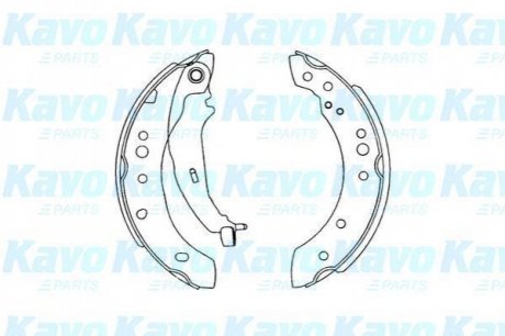 KBS-6414 KAVO KAVO PARTS Щеки торм. MITSUBISHI Colt 04-